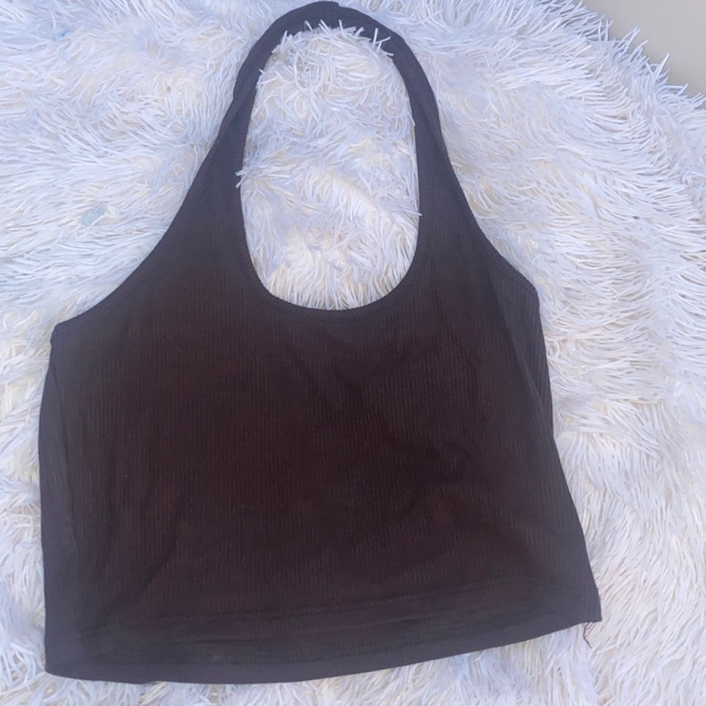 Cute brown crop top